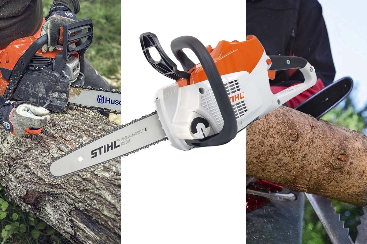 Die besten Kettensägen mit Benzin, Akku und Kabel